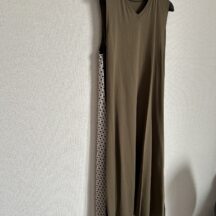 ワンピース 切替配色 長袖 上質素材 ミセス お出かけ ドレス